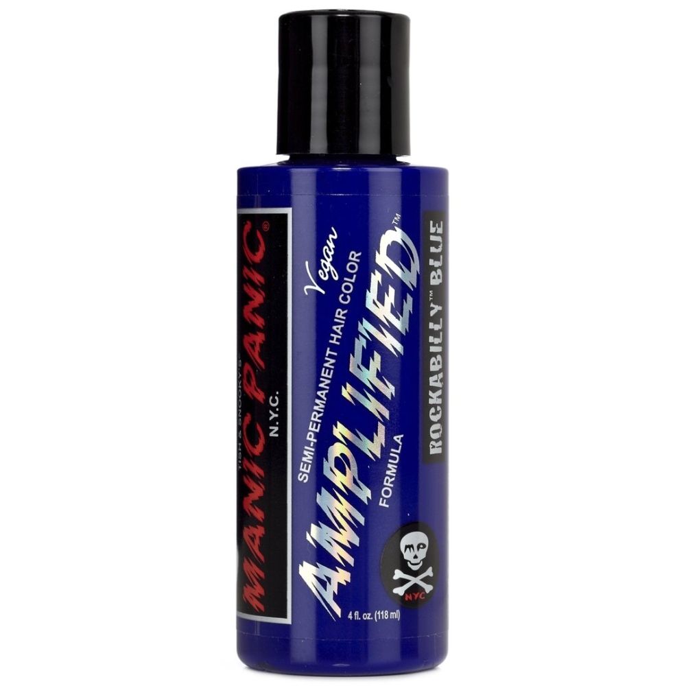 Manic Panic - Rockabilly Blue Amplified Haarfärbemittel - Semipermanenter Haarfarbstoff - Blau